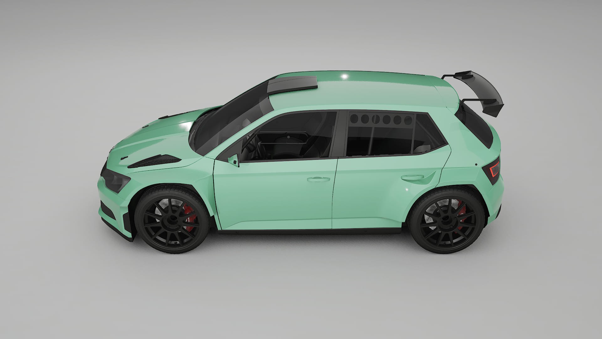 Škoda Fabia R5 6V Film de Protecție pentru Vopsea TPU | DUSTY PPF cu Schimbare de Culoare – Kit Complet Predecupat