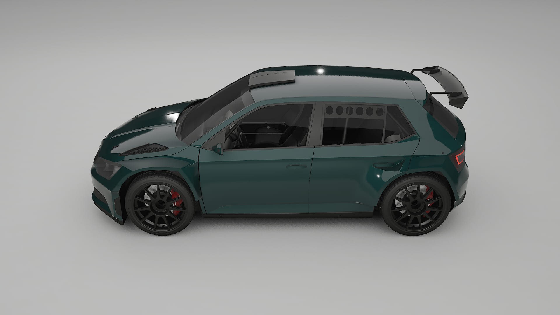 Škoda Fabia R5 6V Film de Protecție pentru Vopsea TPU | INFERNO PPF cu Schimbare de Culoare – Kit Complet Predecupat