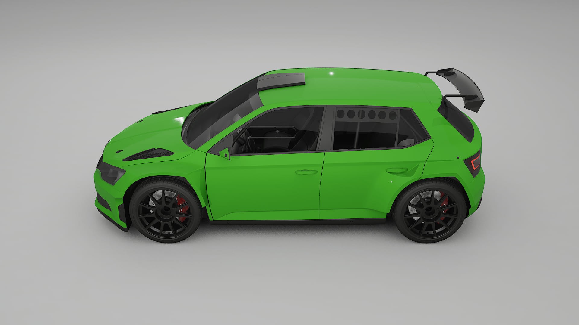 Škoda Fabia R5 6V Film de Protecție pentru Vopsea TPU | VENOM PPF cu Schimbare de Culoare – Kit Complet Predecupat