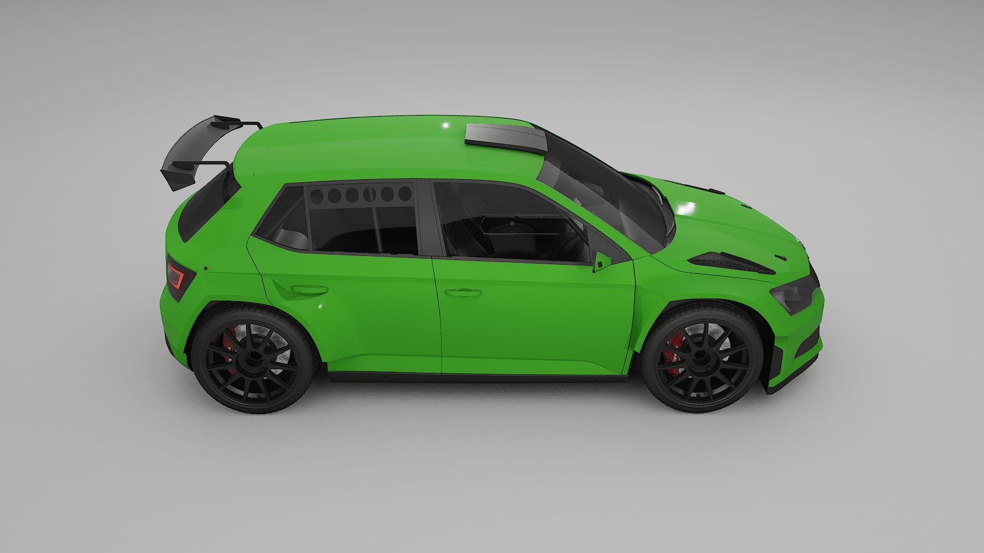 Škoda Fabia R5 6V Film de Protecție pentru Vopsea TPU | VENOM PPF cu Schimbare de Culoare – Kit Complet Predecupat