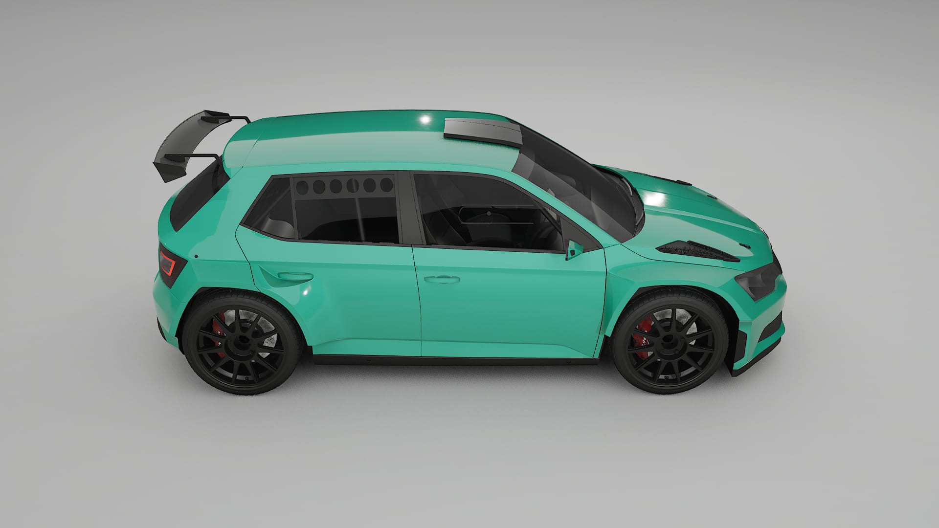 Škoda Fabia R5 6V Film de Protecție pentru Vopsea TPU | JEWEL PPF cu Schimbare de Culoare – Kit Complet Predecupat