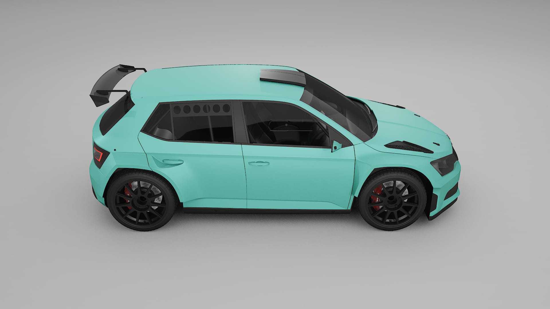 Škoda Fabia R5 6V Film de Protecție pentru Vopsea TPU | FROST PPF cu Schimbare de Culoare – Kit Complet Predecupat