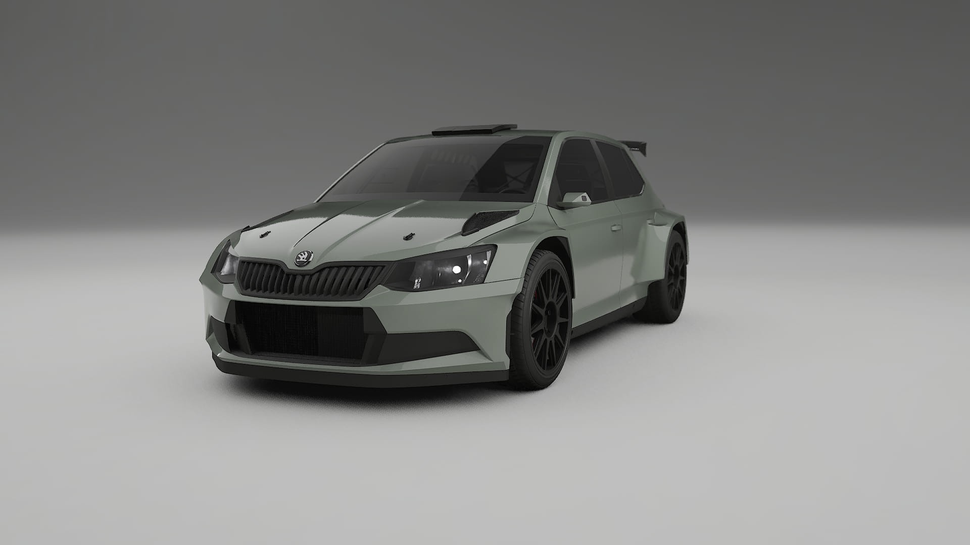 Škoda Fabia R5 6V Film de Protecție pentru Vopsea TPU | SLATE PPF cu Schimbare de Culoare – Kit Complet Predecupat