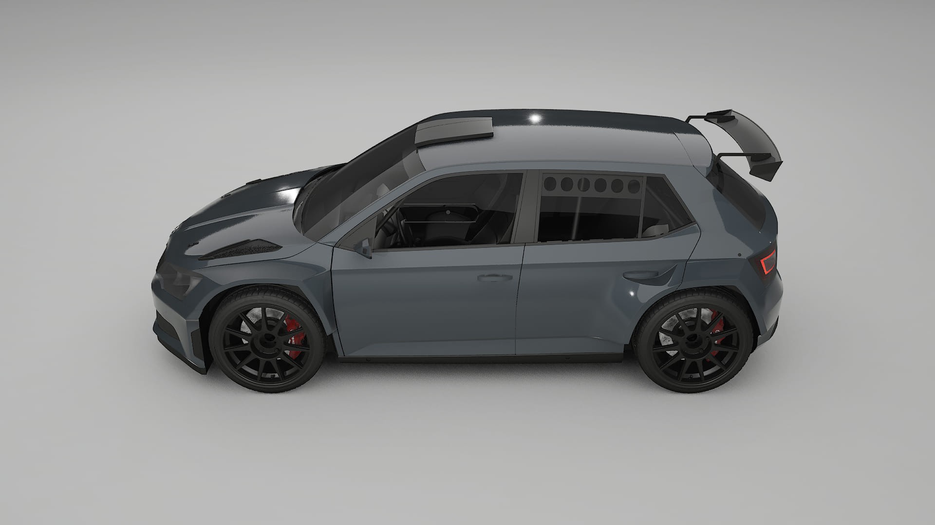 Škoda Fabia R5 6V Film de Protecție pentru Vopsea TPU | GRANITE PPF cu Schimbare de Culoare – Kit Complet Predecupat