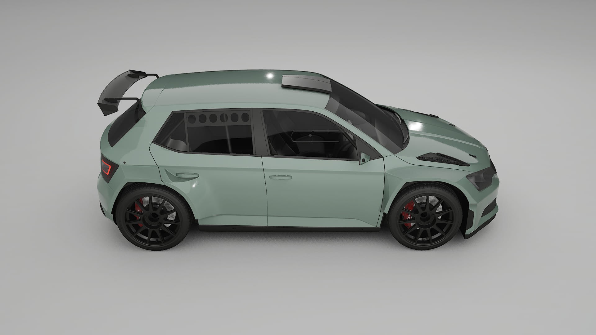 Škoda Fabia R5 6V Film de Protecție pentru Vopsea TPU | CINDER PPF cu Schimbare de Culoare – Kit Complet Predecupat