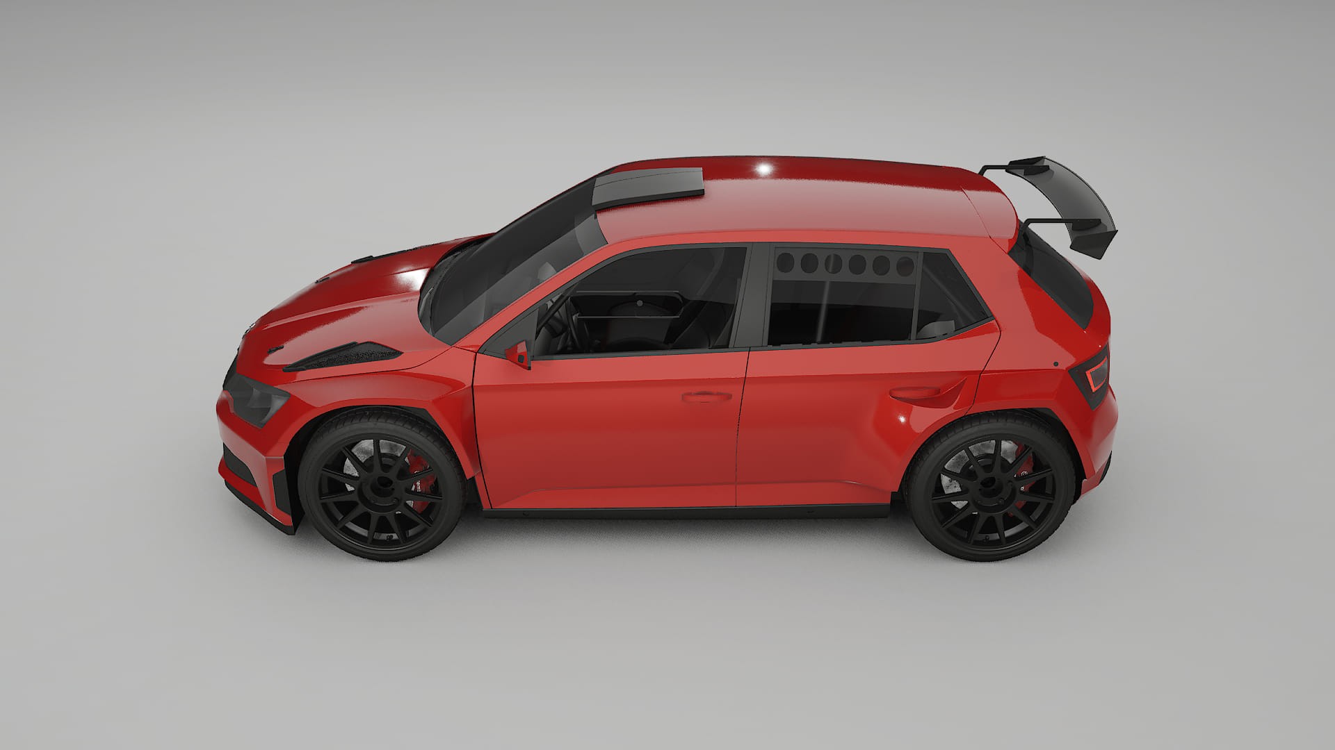 Škoda Fabia R5 6V Film de Protecție pentru Vopsea TPU | BLAZE PPF cu Schimbare de Culoare – Kit Complet Predecupat