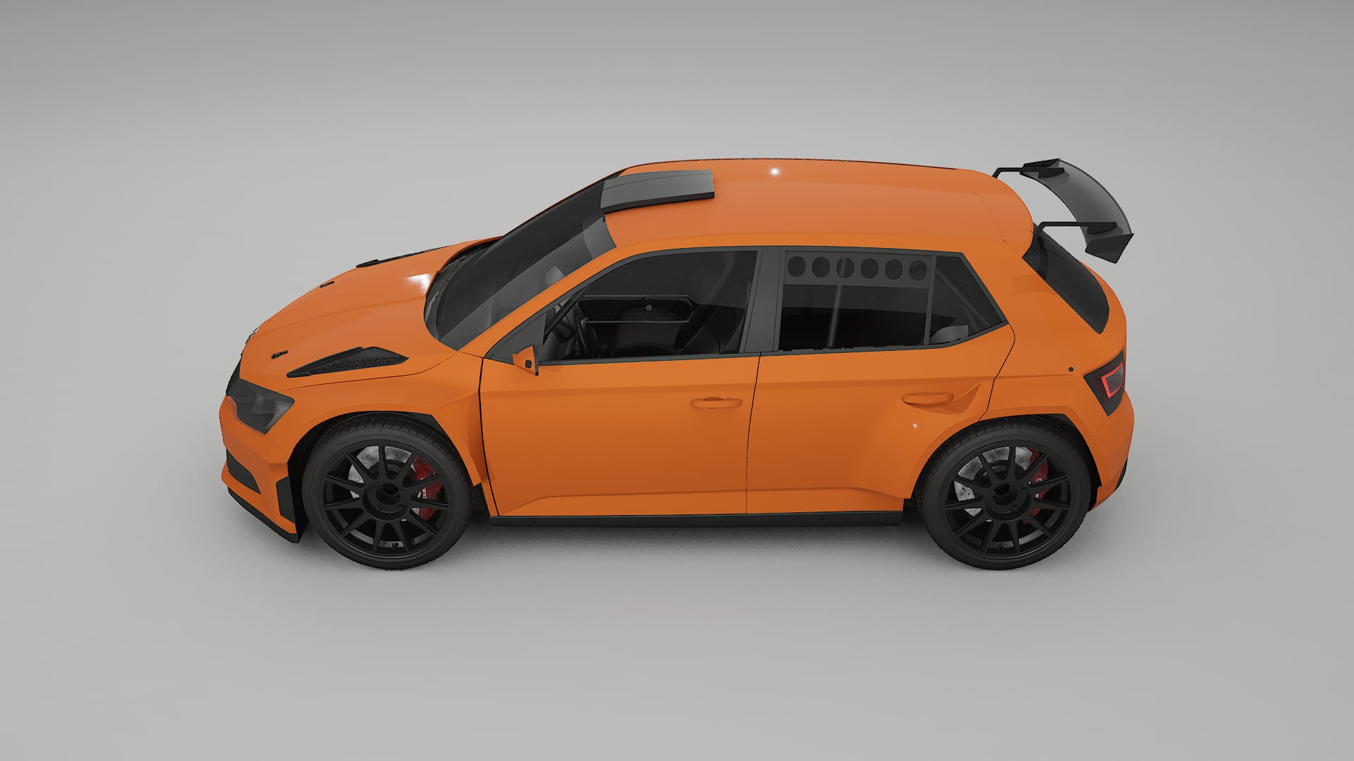Škoda Fabia R5 6V Film de Protecție pentru Vopsea TPU | ROCKET PPF cu Schimbare de Culoare – Kit Complet Predecupat