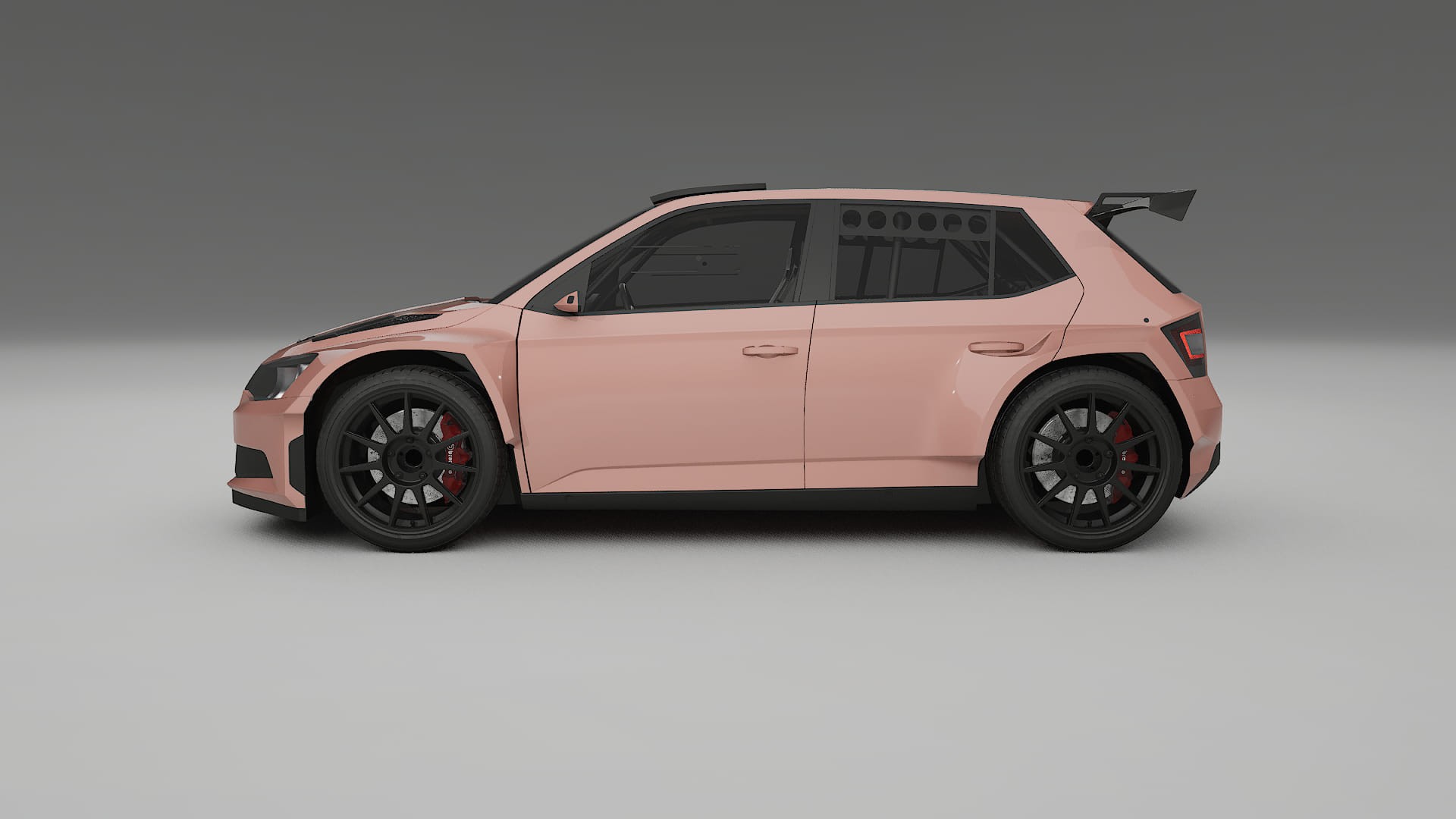 Škoda Fabia R5 6V Film de Protecție pentru Vopsea TPU | BLUSH PPF cu Schimbare de Culoare – Kit Complet Predecupat