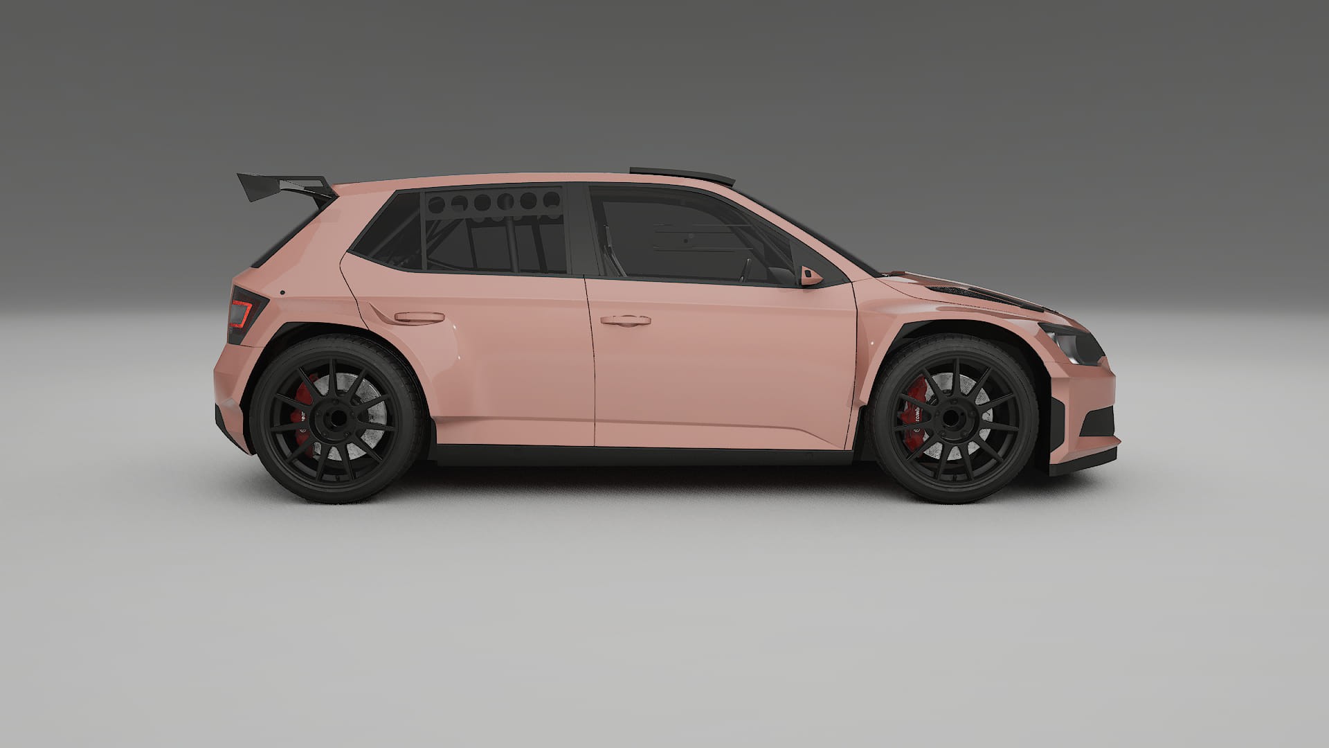 Škoda Fabia R5 6V Film de Protecție pentru Vopsea TPU | BLUSH PPF cu Schimbare de Culoare – Kit Complet Predecupat