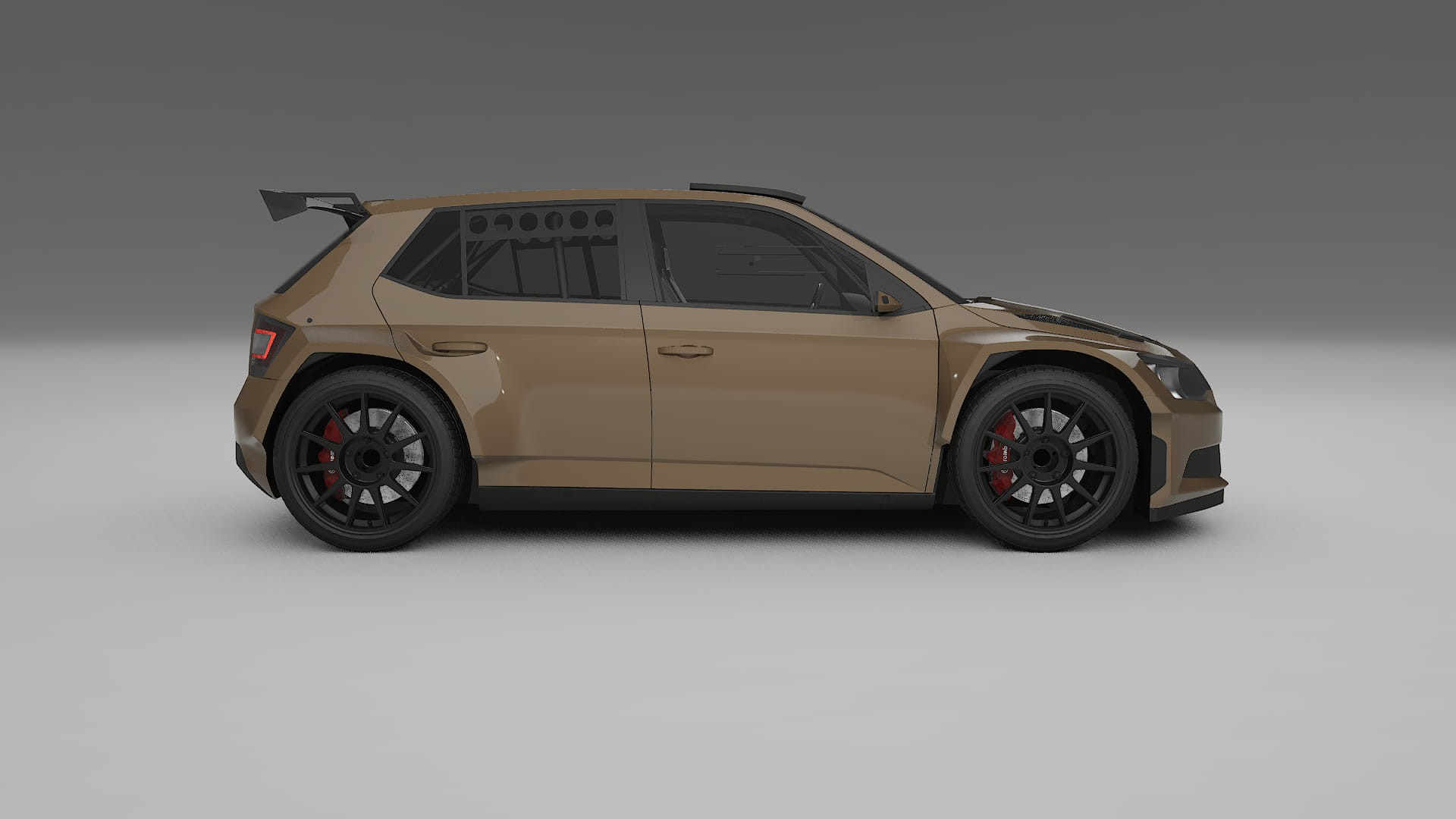 Škoda Fabia R5 6V Film de Protecție pentru Vopsea TPU | SAHARA PPF cu Schimbare de Culoare – Kit Complet Predecupat