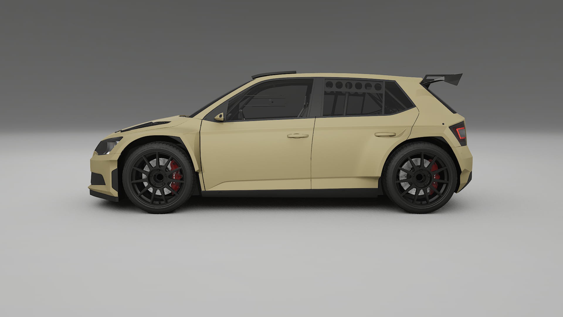 Škoda Fabia R5 6V Film de Protecție pentru Vopsea TPU | SAND PPF cu Schimbare de Culoare – Kit Complet Predecupat