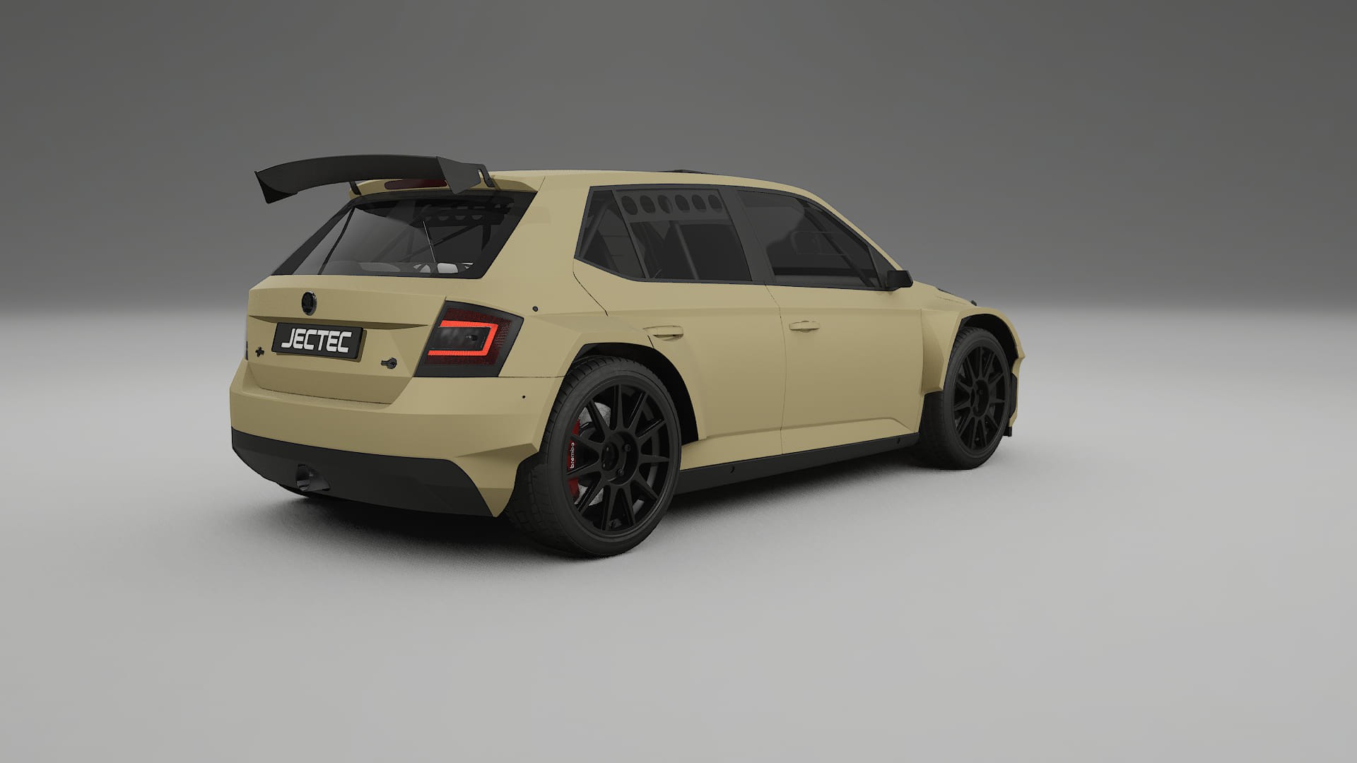 Škoda Fabia R5 6V Film de Protecție pentru Vopsea TPU | SAND PPF cu Schimbare de Culoare – Kit Complet Predecupat