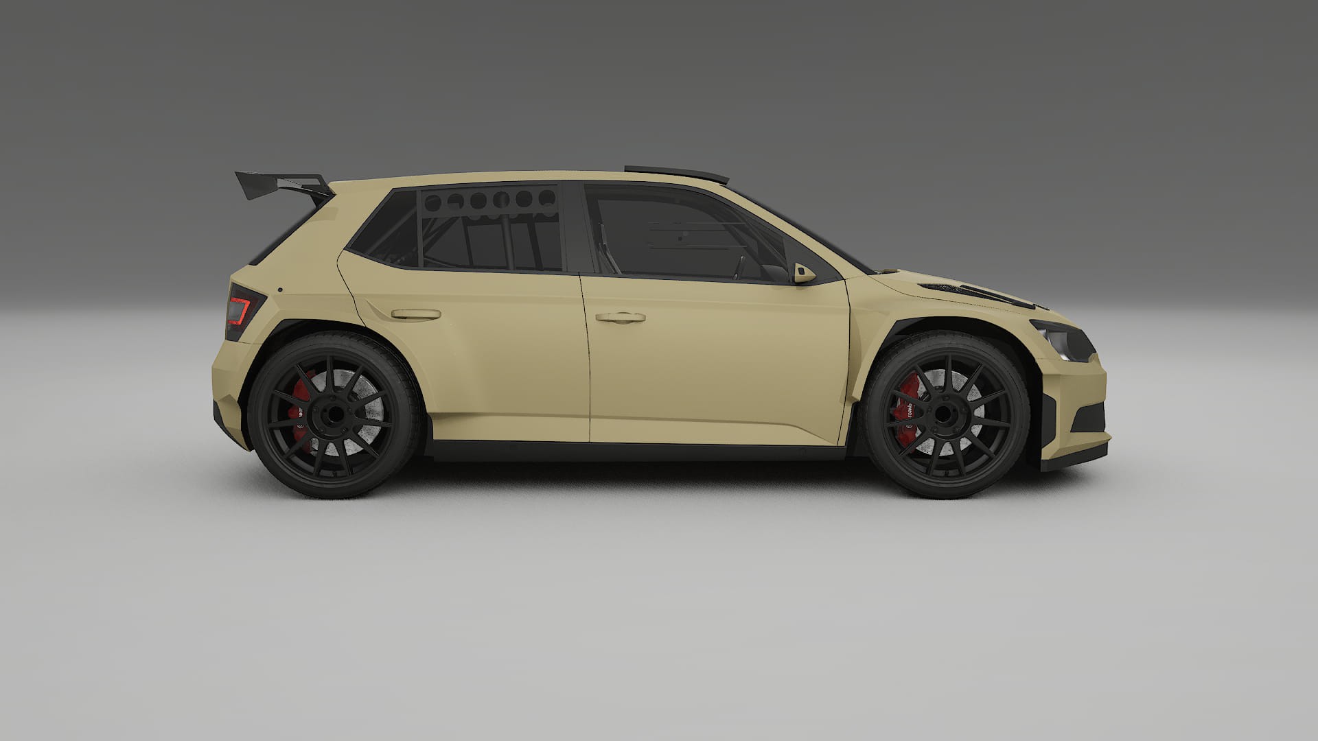 Škoda Fabia R5 6V Film de Protecție pentru Vopsea TPU | SAND PPF cu Schimbare de Culoare – Kit Complet Predecupat