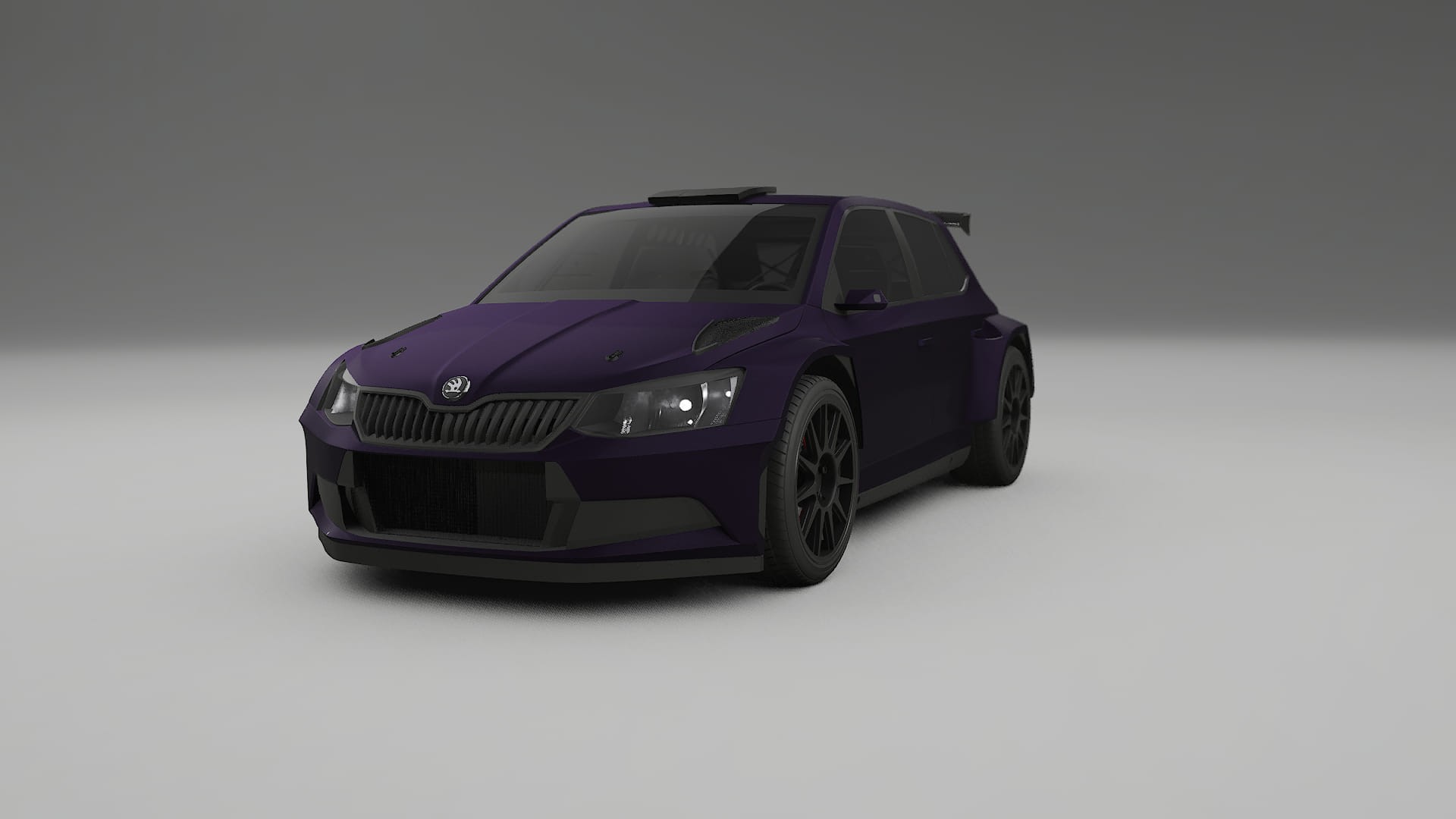 Škoda Fabia R5 6V Film de Protecție pentru Vopsea TPU | VIOLET PPF cu Schimbare de Culoare – Kit Complet Predecupat