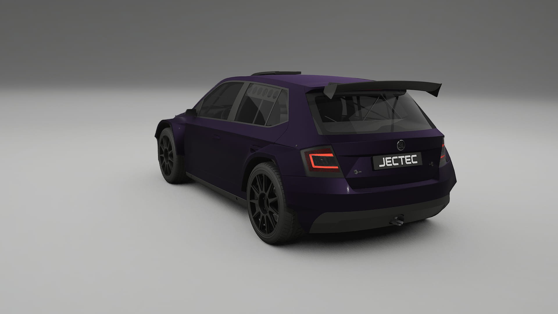 Škoda Fabia R5 6V Film de Protecție pentru Vopsea TPU | VIOLET PPF cu Schimbare de Culoare – Kit Complet Predecupat