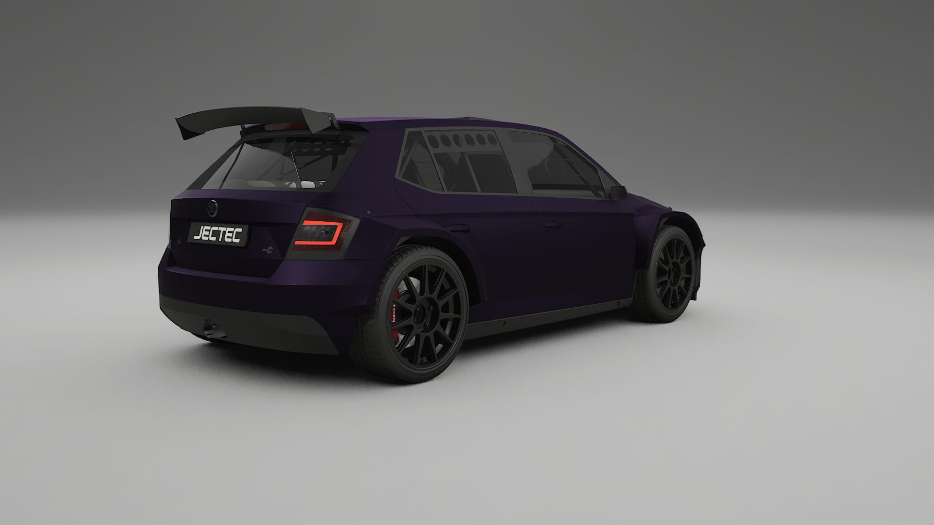Škoda Fabia R5 6V Film de Protecție pentru Vopsea TPU | VIOLET PPF cu Schimbare de Culoare – Kit Complet Predecupat
