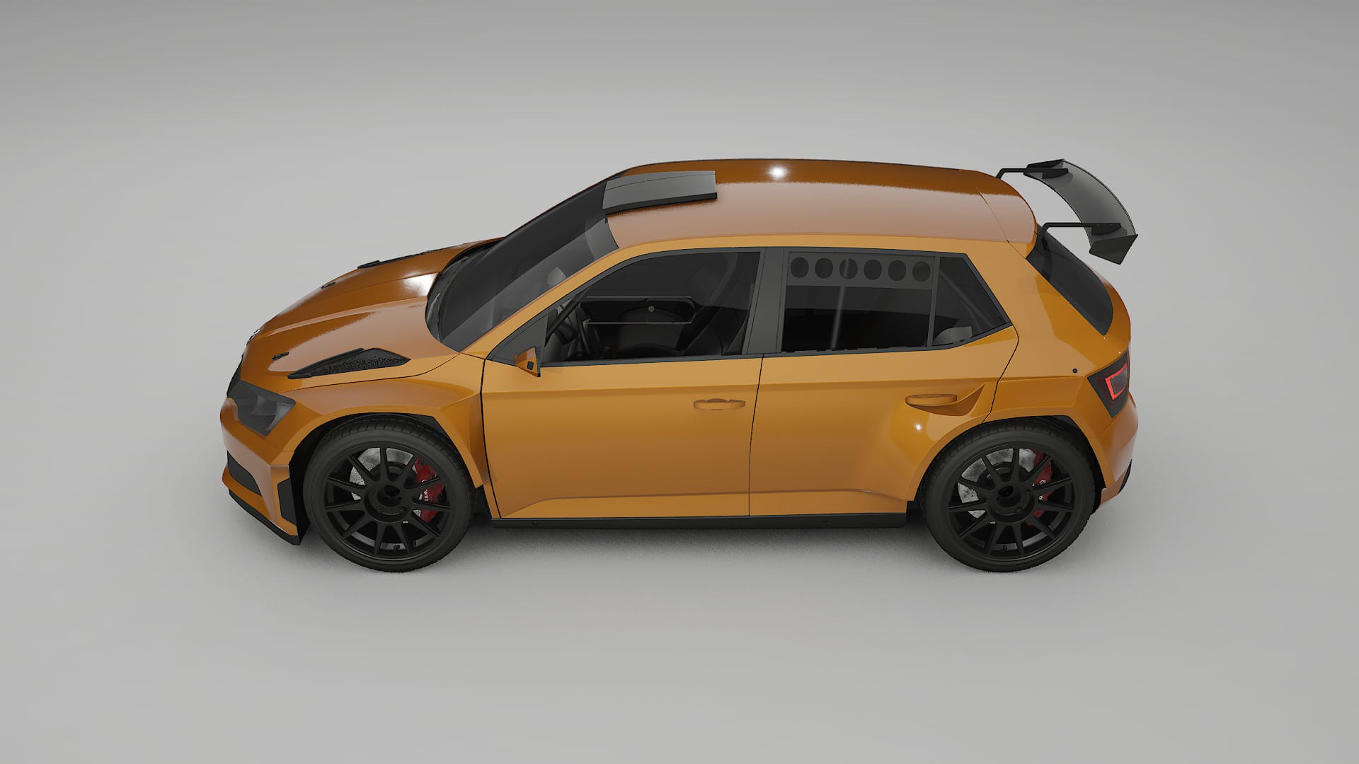 Škoda Fabia R5 6V Film de Protecție pentru Vopsea TPU | DAISY PPF cu Schimbare de Culoare – Kit Complet Predecupat