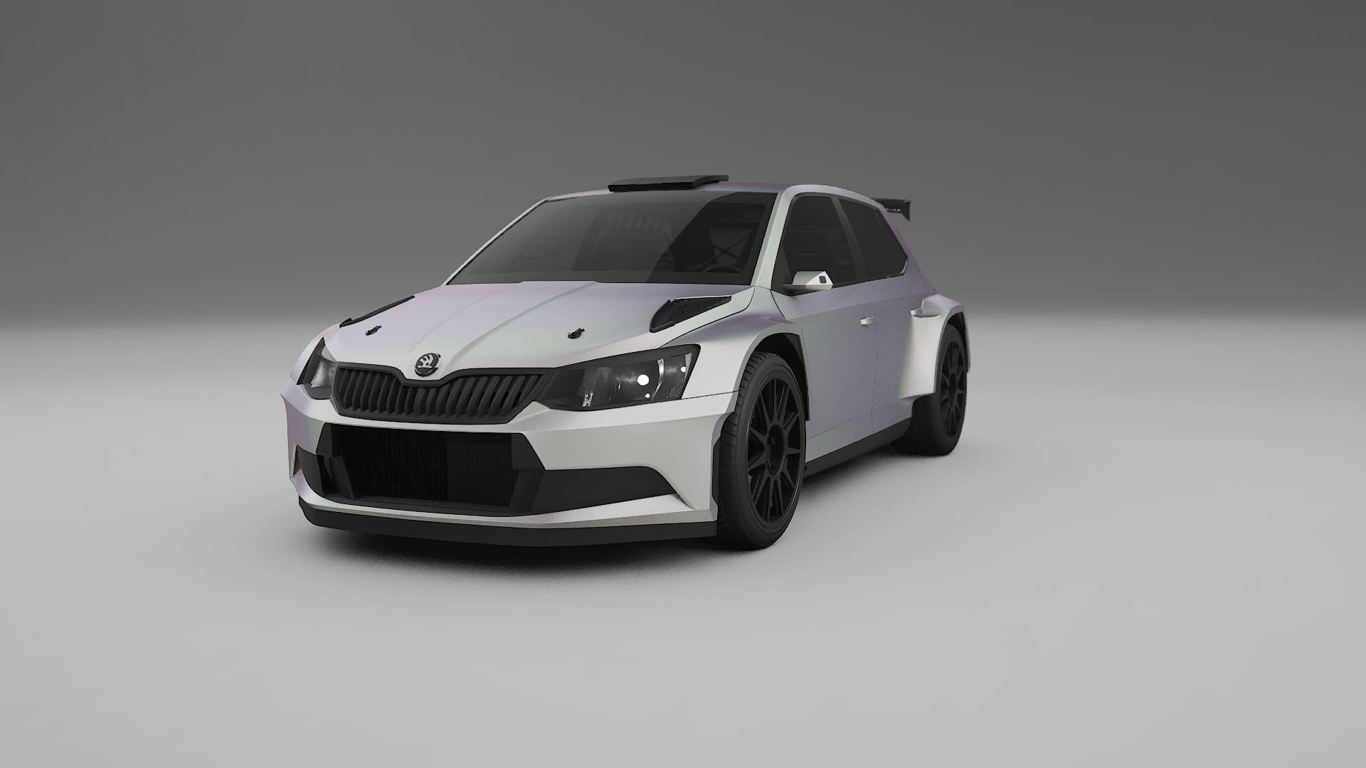 Škoda Fabia R5 6V Film de Protecție pentru Vopsea TPU | NEBULA PPF cu Schimbare de Culoare – Kit Complet Predecupat