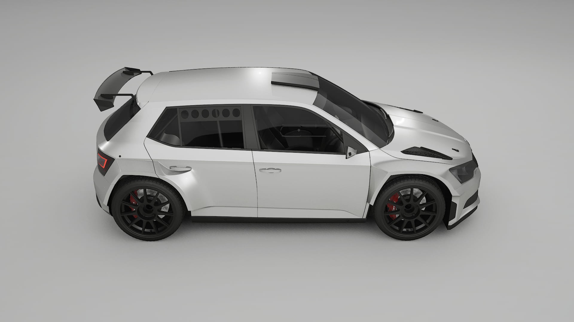 Škoda Fabia R5 6V Film de Protecție pentru Vopsea TPU | OPAL PPF cu Schimbare de Culoare – Kit Complet Predecupat