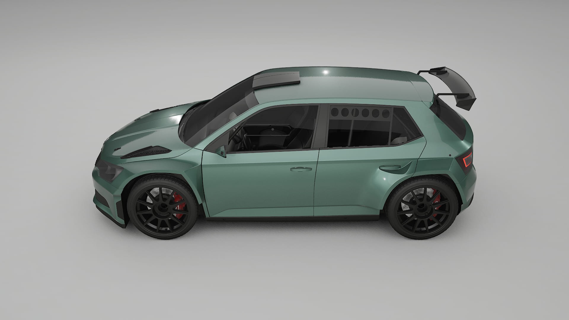 Škoda Fabia R5 6V Film de Protecție pentru Vopsea TPU | EVERGREEN PPF cu Schimbare de Culoare – Kit Complet Predecupat