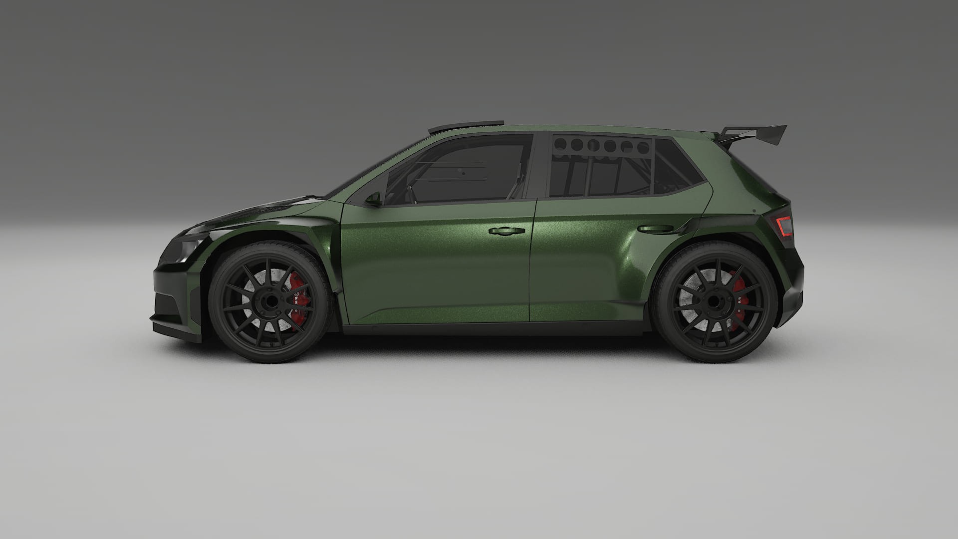 Škoda Fabia R5 6V Film de Protecție pentru Vopsea TPU | LAGOON PPF cu Schimbare de Culoare – Kit Complet Predecupat