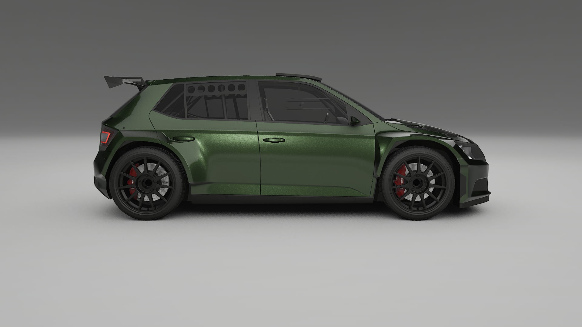 Škoda Fabia R5 6V Film de Protecție pentru Vopsea TPU | LAGOON PPF cu Schimbare de Culoare – Kit Complet Predecupat
