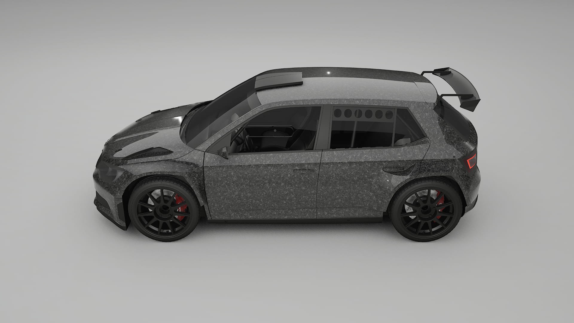 Škoda Fabia R5 6V Film de Protecție pentru Vopsea TPU | FORGED S PPF cu Schimbare de Culoare – Kit Complet Predecupat