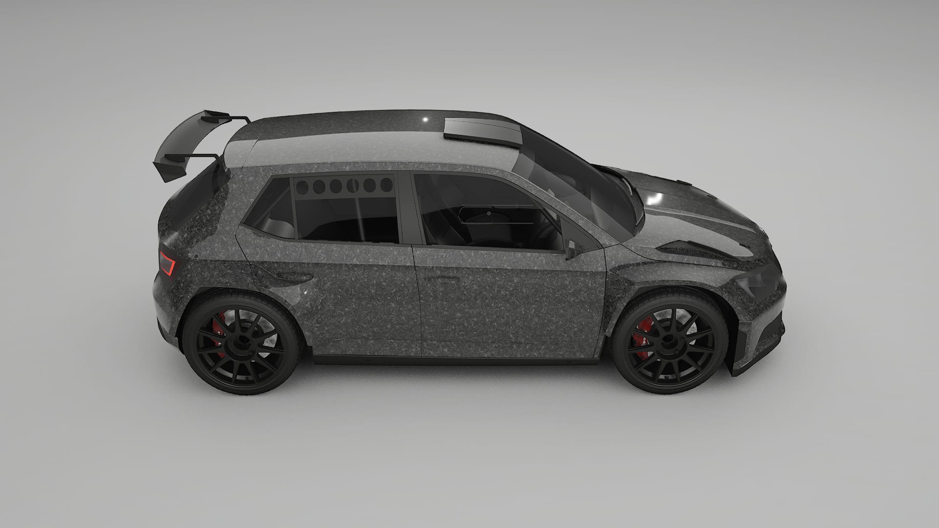 Škoda Fabia R5 6V Film de Protecție pentru Vopsea TPU | FORGED S PPF cu Schimbare de Culoare – Kit Complet Predecupat