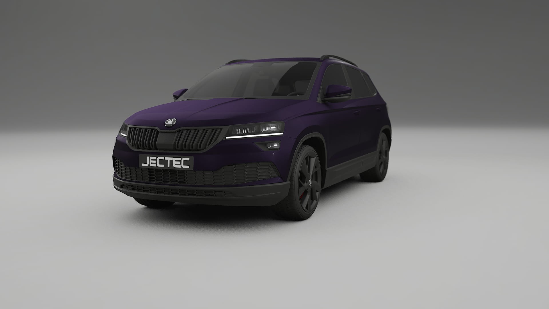 Škoda Karoq NU7 Film de Protecție pentru Vopsea TPU | VIOLET PPF cu Schimbare de Culoare – Kit Complet Predecupat