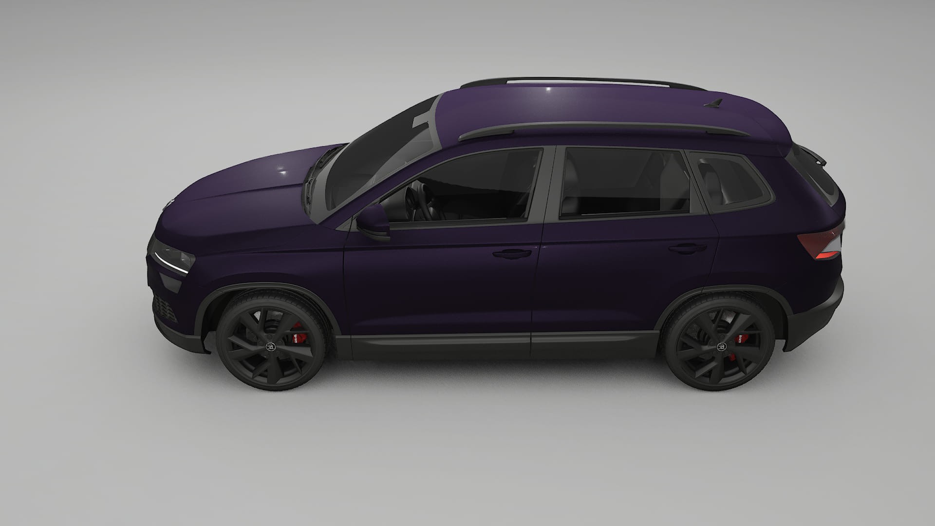 Škoda Karoq NU7 Film de Protecție pentru Vopsea TPU | VIOLET PPF cu Schimbare de Culoare – Kit Complet Predecupat