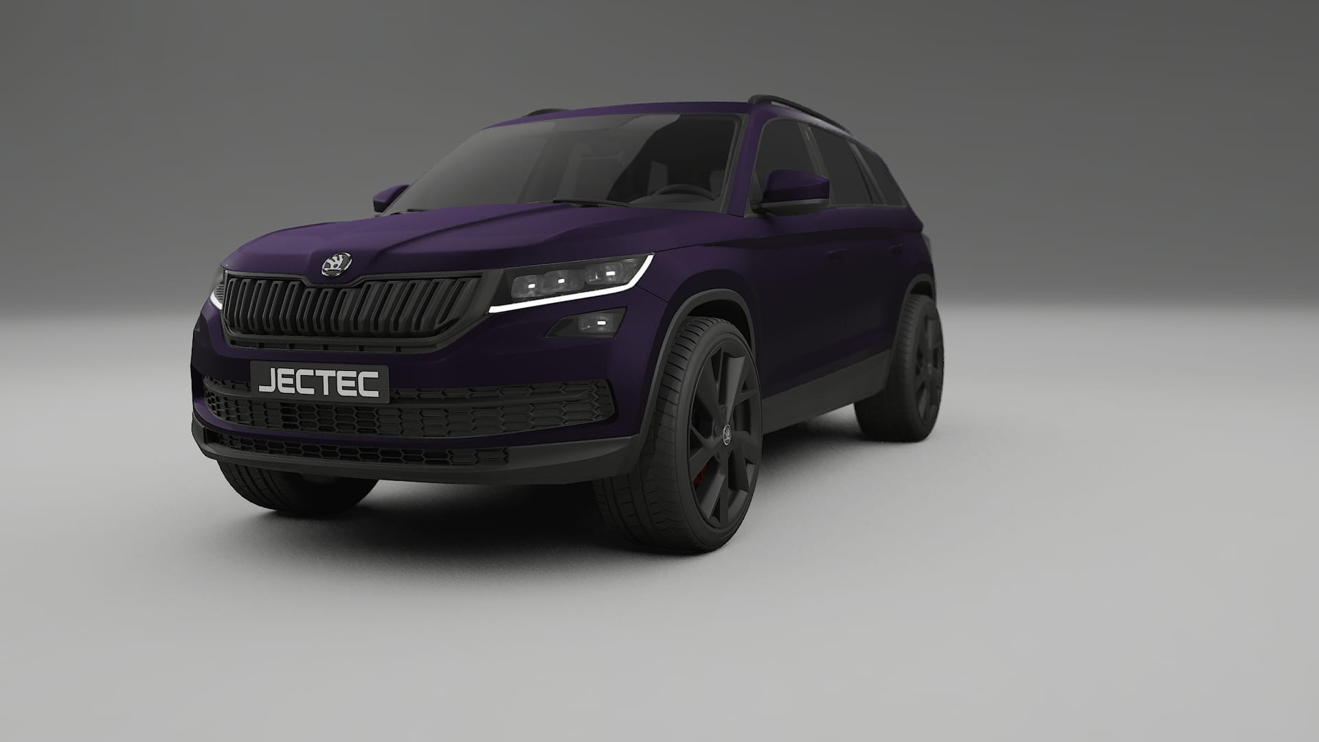 Škoda Kodiaq NS7 Film de Protecție pentru Vopsea TPU | VIOLET PPF cu Schimbare de Culoare – Kit Complet Predecupat