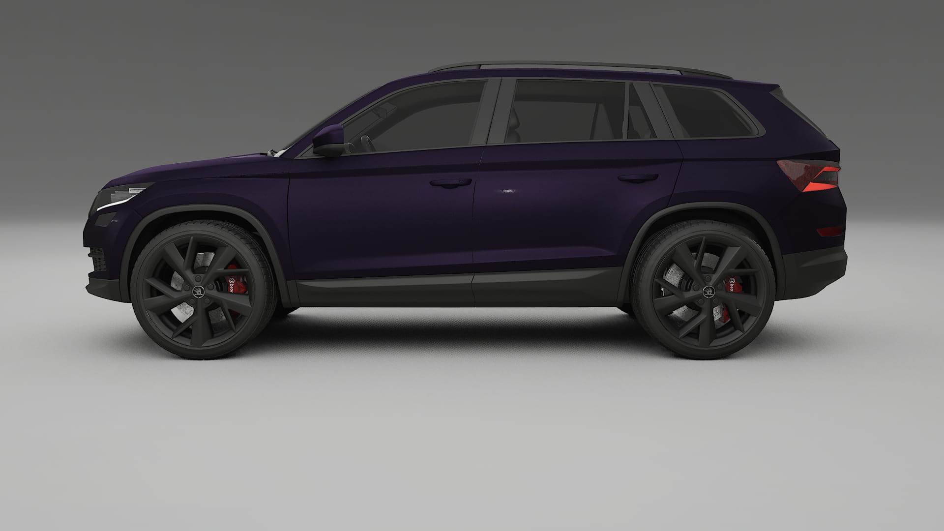 Škoda Kodiaq NS7 Film de Protecție pentru Vopsea TPU | VIOLET PPF cu Schimbare de Culoare – Kit Complet Predecupat