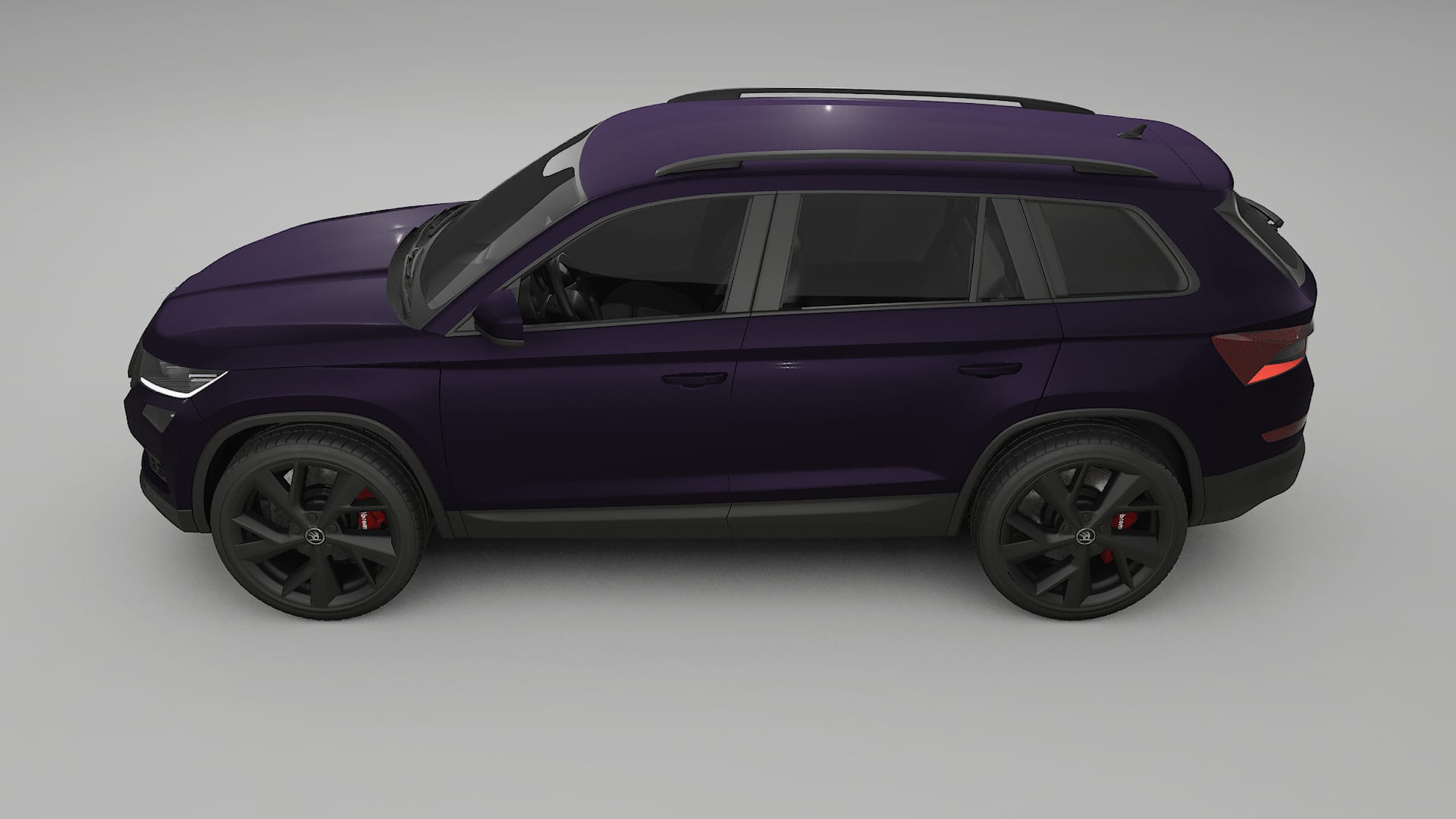 Škoda Kodiaq NS7 Film de Protecție pentru Vopsea TPU | VIOLET PPF cu Schimbare de Culoare – Kit Complet Predecupat
