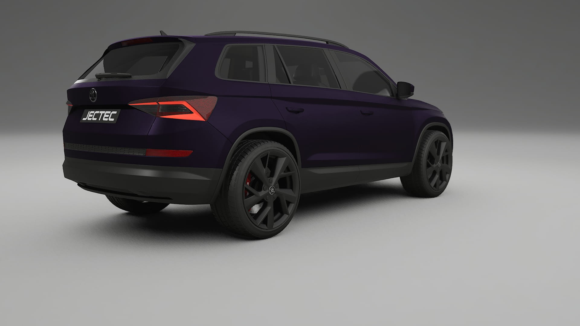 Škoda Kodiaq NS7 Film de Protecție pentru Vopsea TPU | VIOLET PPF cu Schimbare de Culoare – Kit Complet Predecupat