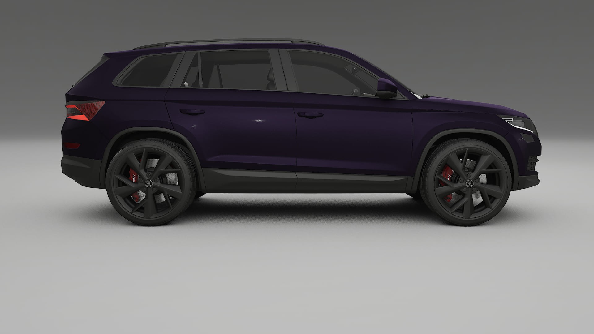 Škoda Kodiaq NS7 Film de Protecție pentru Vopsea TPU | VIOLET PPF cu Schimbare de Culoare – Kit Complet Predecupat