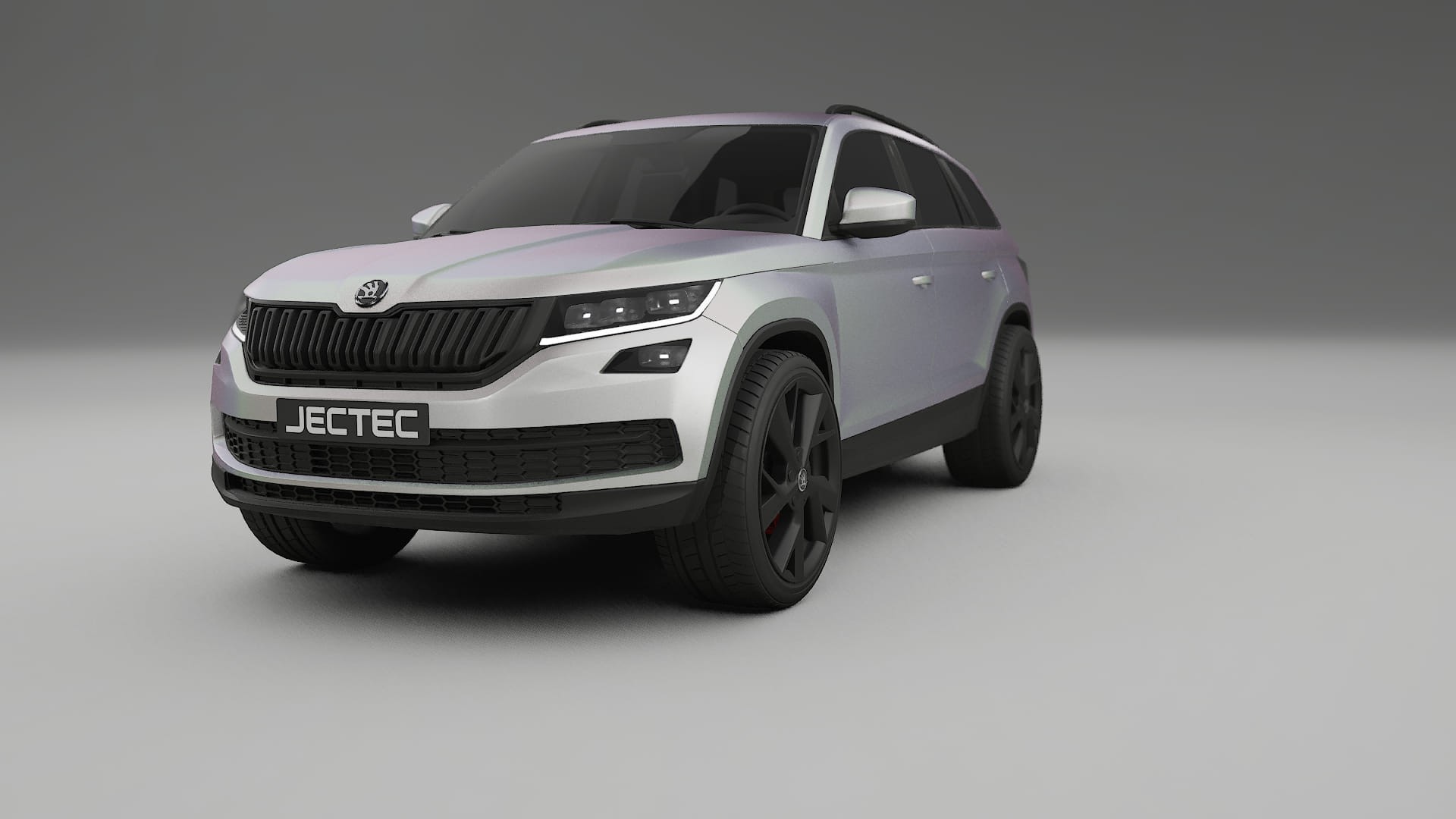 Škoda Kodiaq NS7 Film de Protecție pentru Vopsea TPU | NEBULA PPF cu Schimbare de Culoare – Kit Complet Predecupat