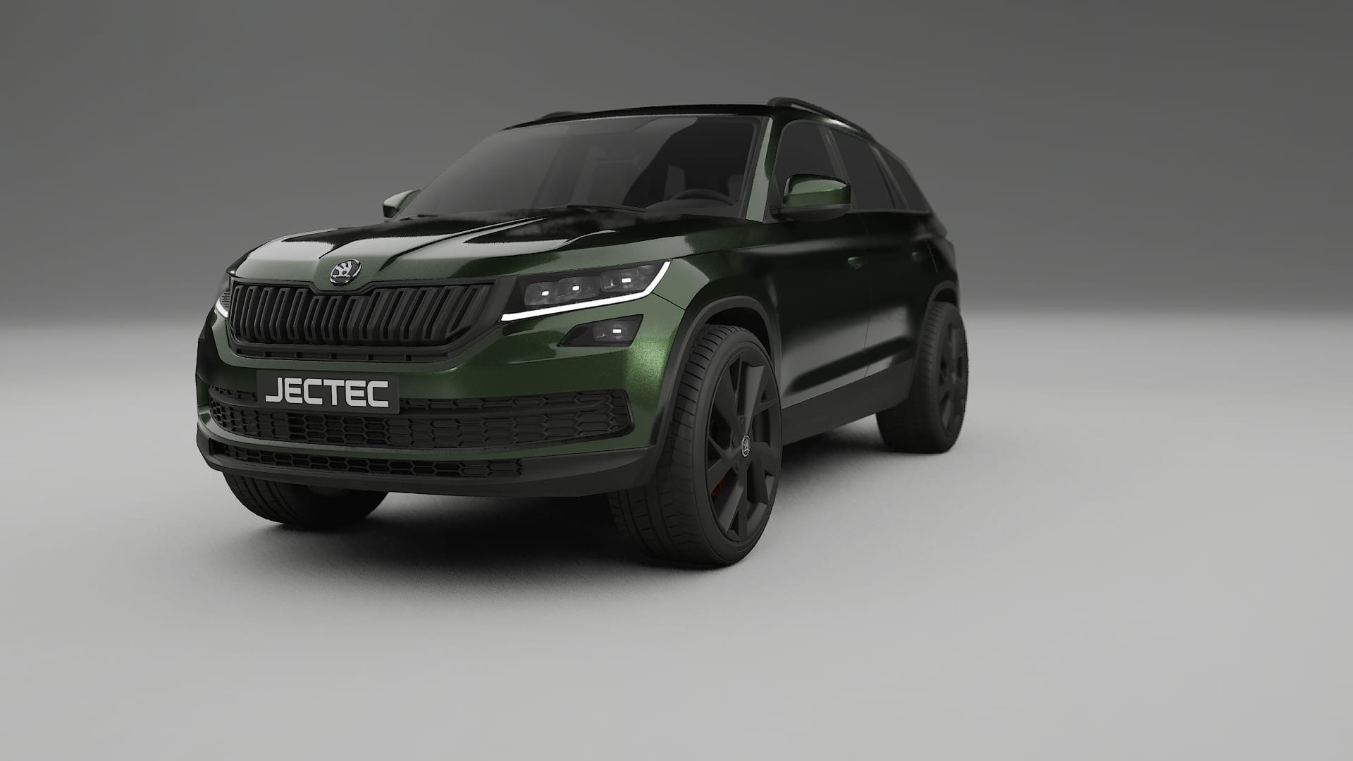 Škoda Kodiaq NS7 Film de Protecție pentru Vopsea TPU | LAGOON PPF cu Schimbare de Culoare – Kit Complet Predecupat