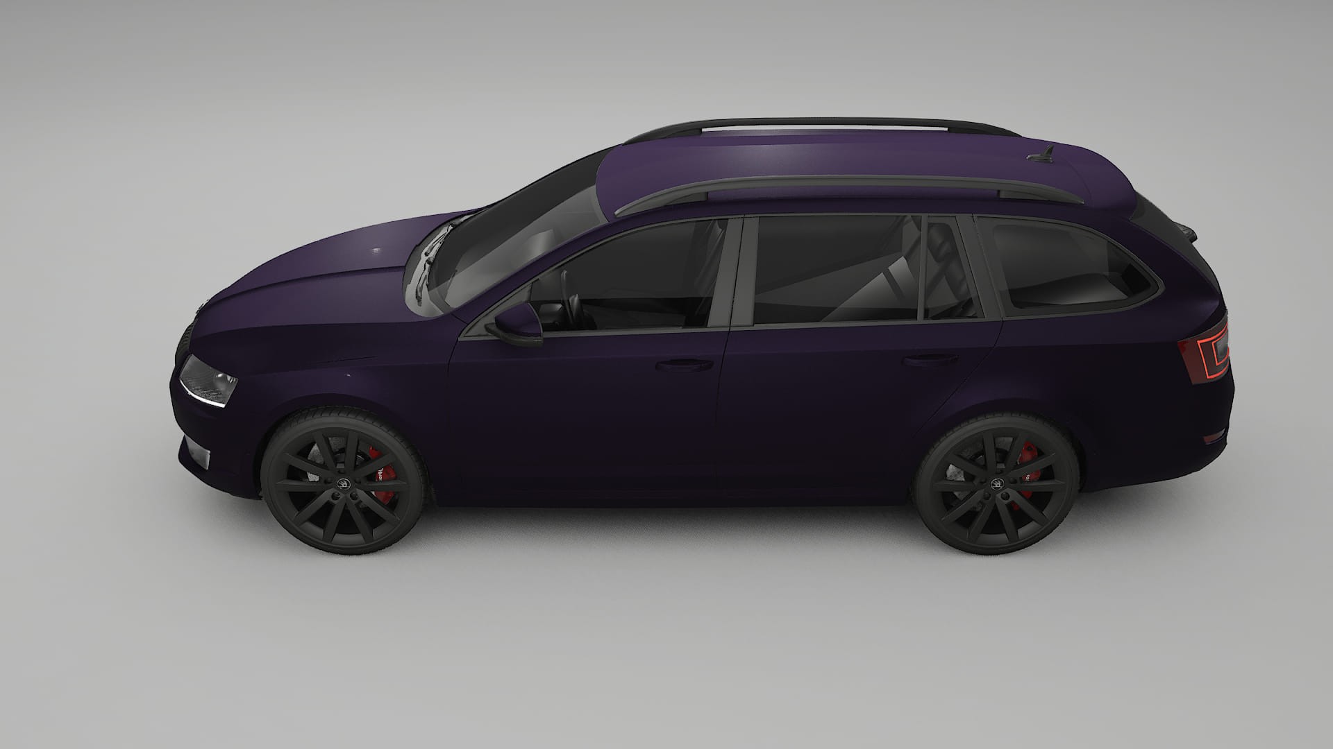 Škoda Octavia combi 5E Film de Protecție pentru Vopsea TPU | VIOLET PPF cu Schimbare de Culoare – Kit Complet Predecupat