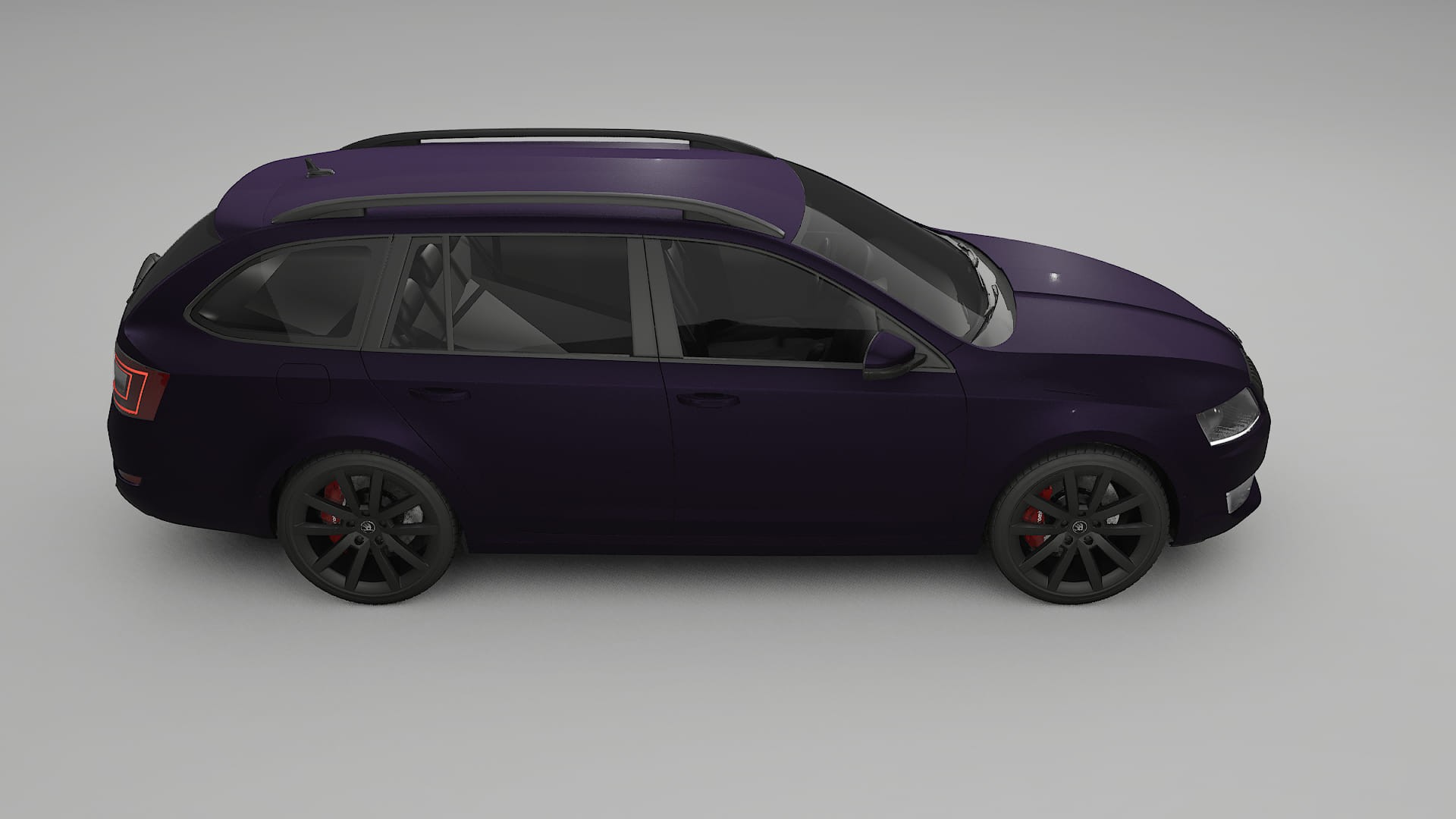 Škoda Octavia combi 5E Film de Protecție pentru Vopsea TPU | VIOLET PPF cu Schimbare de Culoare – Kit Complet Predecupat