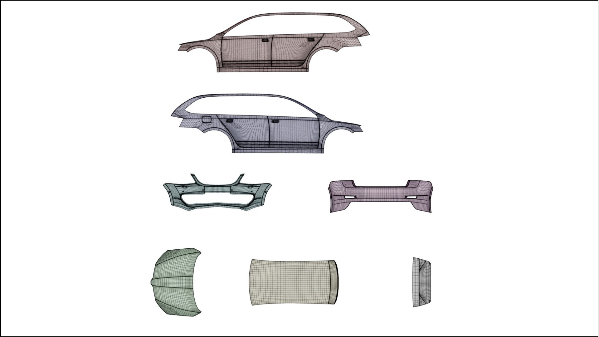 Škoda Octavia combi 5E Film de Protecție pentru Vopsea TPU | DAISY PPF cu Schimbare de Culoare – Kit Complet Predecupat 2