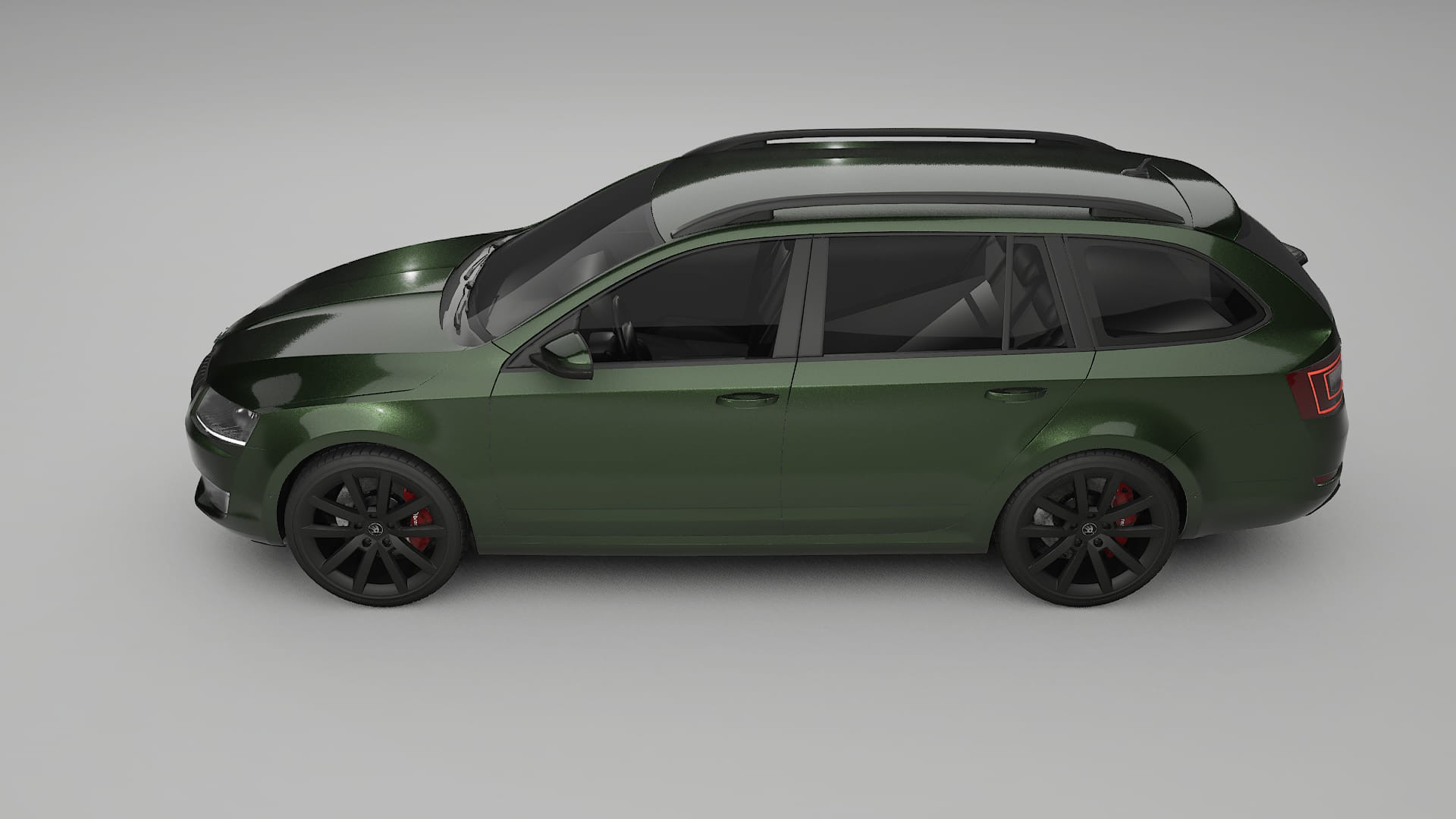 Škoda Octavia combi 5E Film de Protecție pentru Vopsea TPU | LAGOON PPF cu Schimbare de Culoare – Kit Complet Predecupat