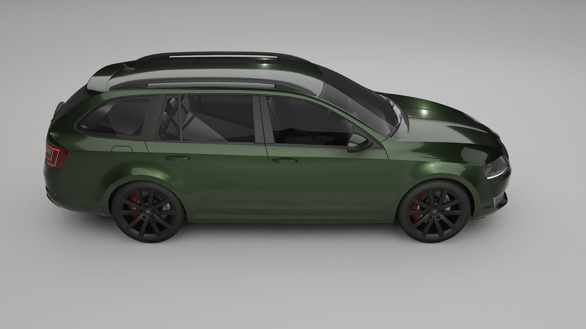 Škoda Octavia combi 5E Film de Protecție pentru Vopsea TPU | LAGOON PPF cu Schimbare de Culoare – Kit Complet Predecupat