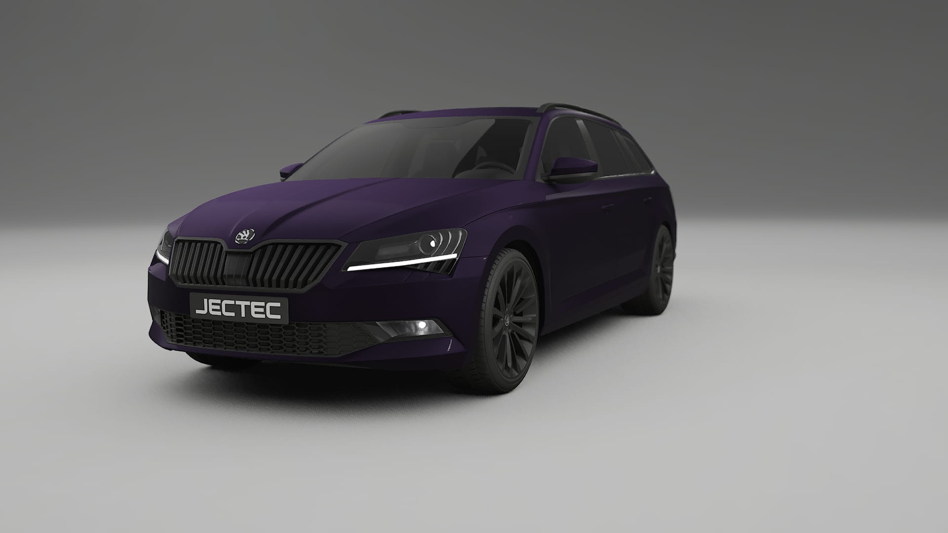 Škoda Superb B8 Film de Protecție pentru Vopsea TPU | VIOLET PPF cu Schimbare de Culoare – Kit Complet Predecupat