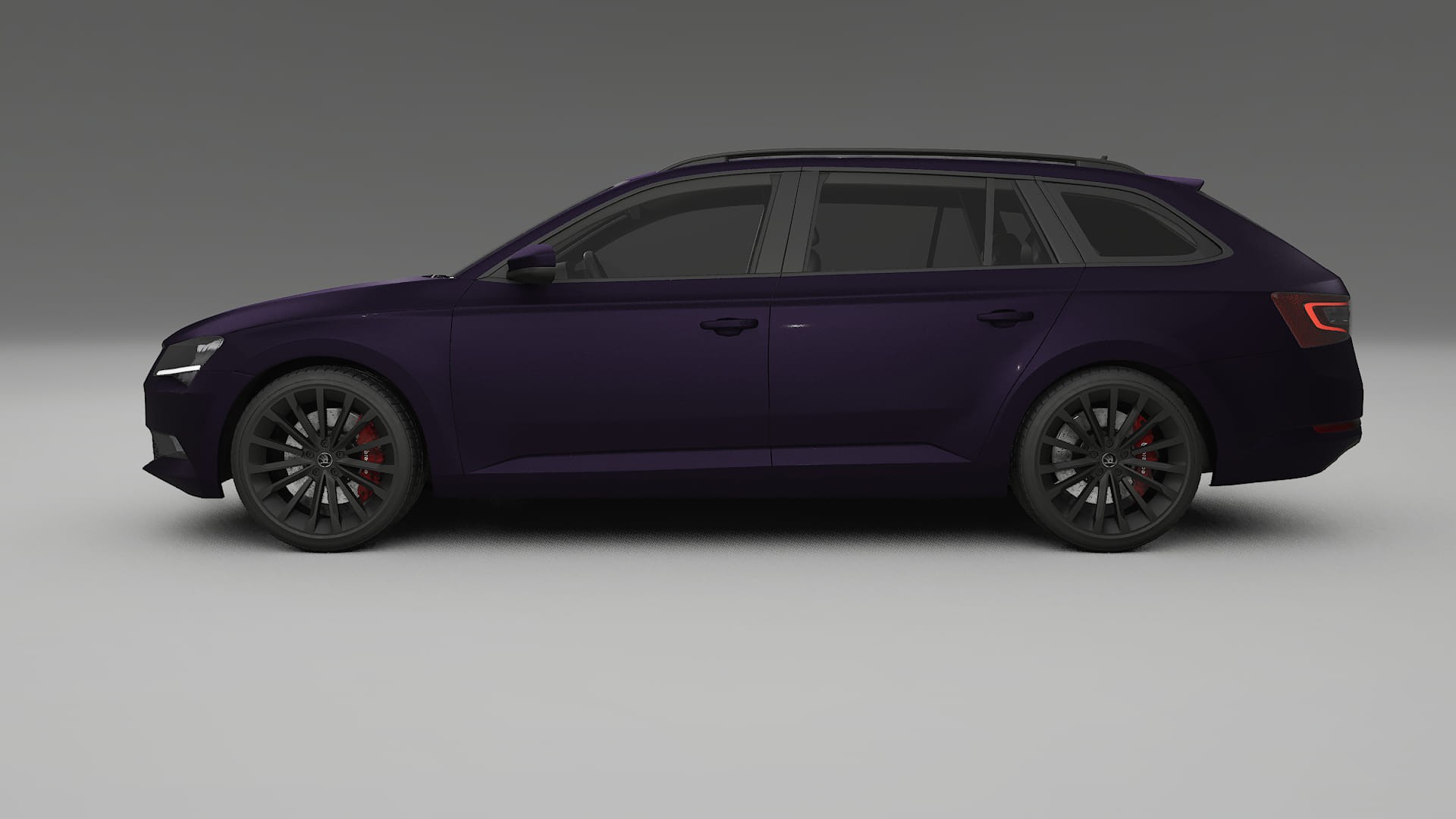 Škoda Superb B8 Film de Protecție pentru Vopsea TPU | VIOLET PPF cu Schimbare de Culoare – Kit Complet Predecupat