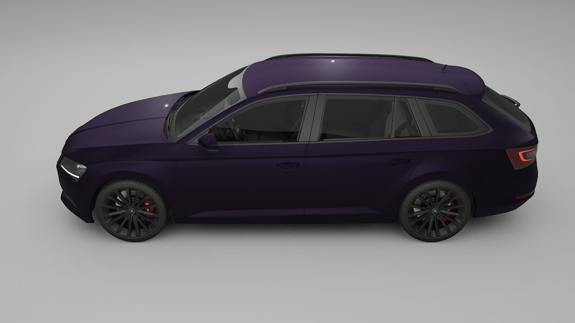 Škoda Superb B8 Film de Protecție pentru Vopsea TPU | VIOLET PPF cu Schimbare de Culoare – Kit Complet Predecupat