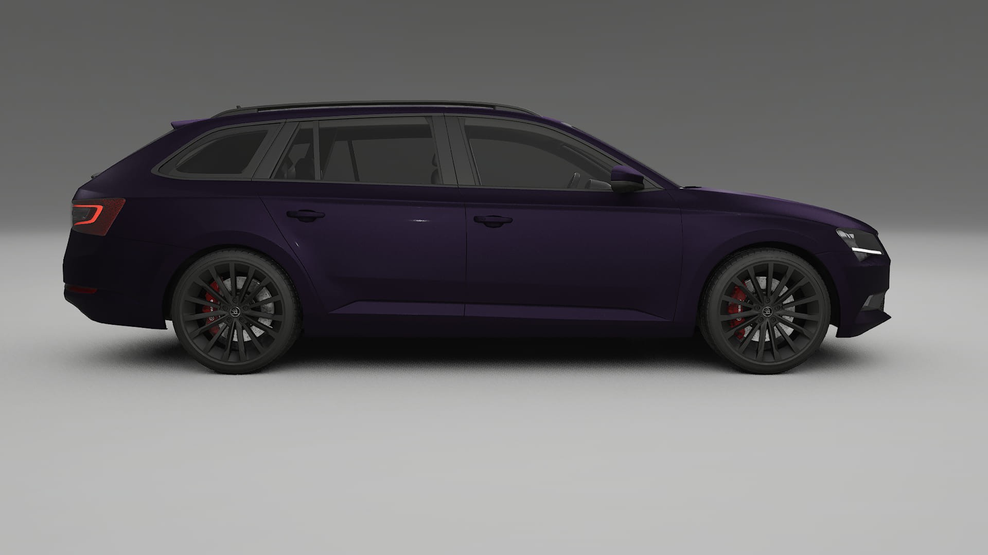 Škoda Superb B8 Film de Protecție pentru Vopsea TPU | VIOLET PPF cu Schimbare de Culoare – Kit Complet Predecupat