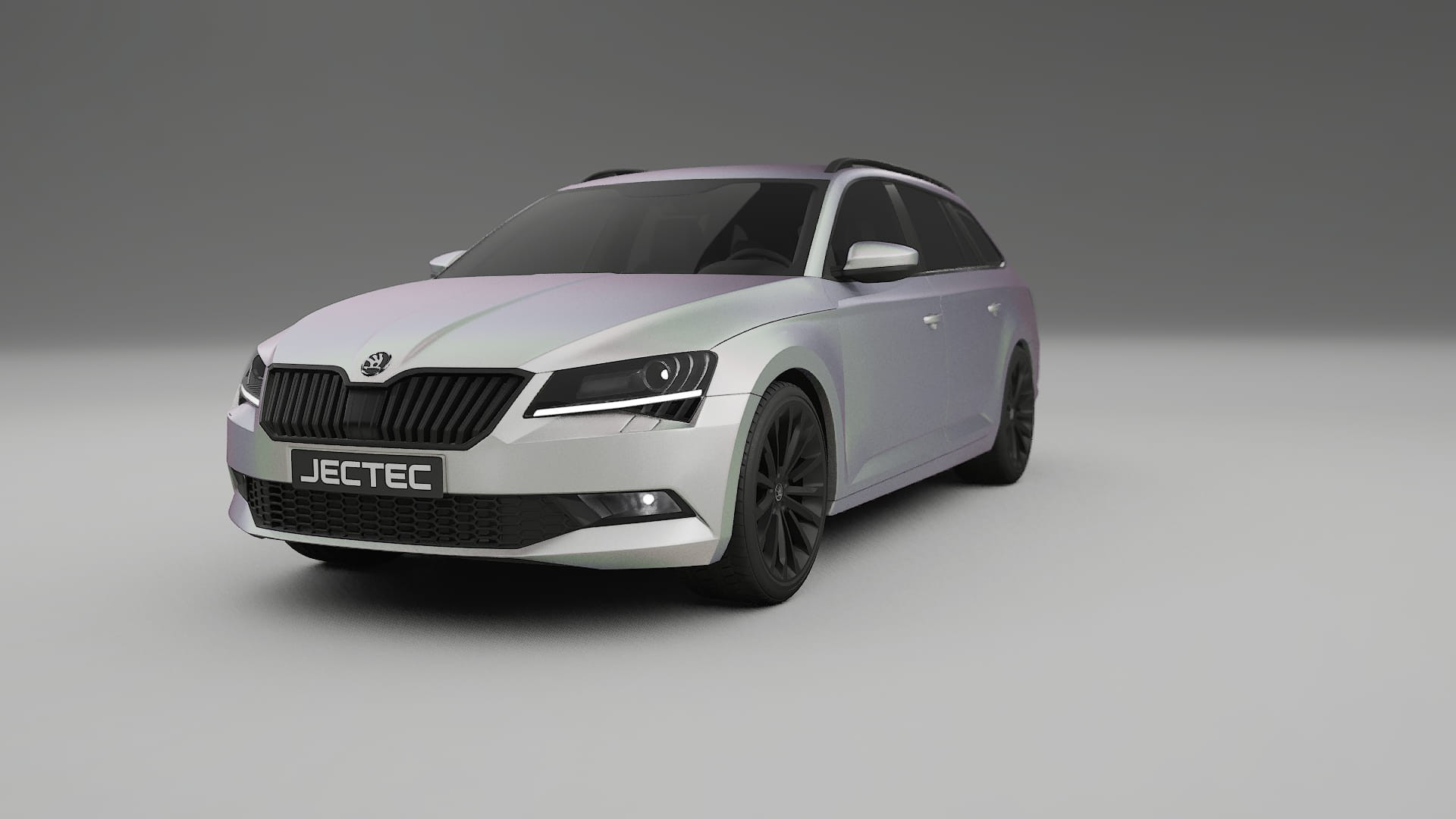 Škoda Superb B8 Film de Protecție pentru Vopsea TPU | NEBULA PPF cu Schimbare de Culoare – Kit Complet Predecupat