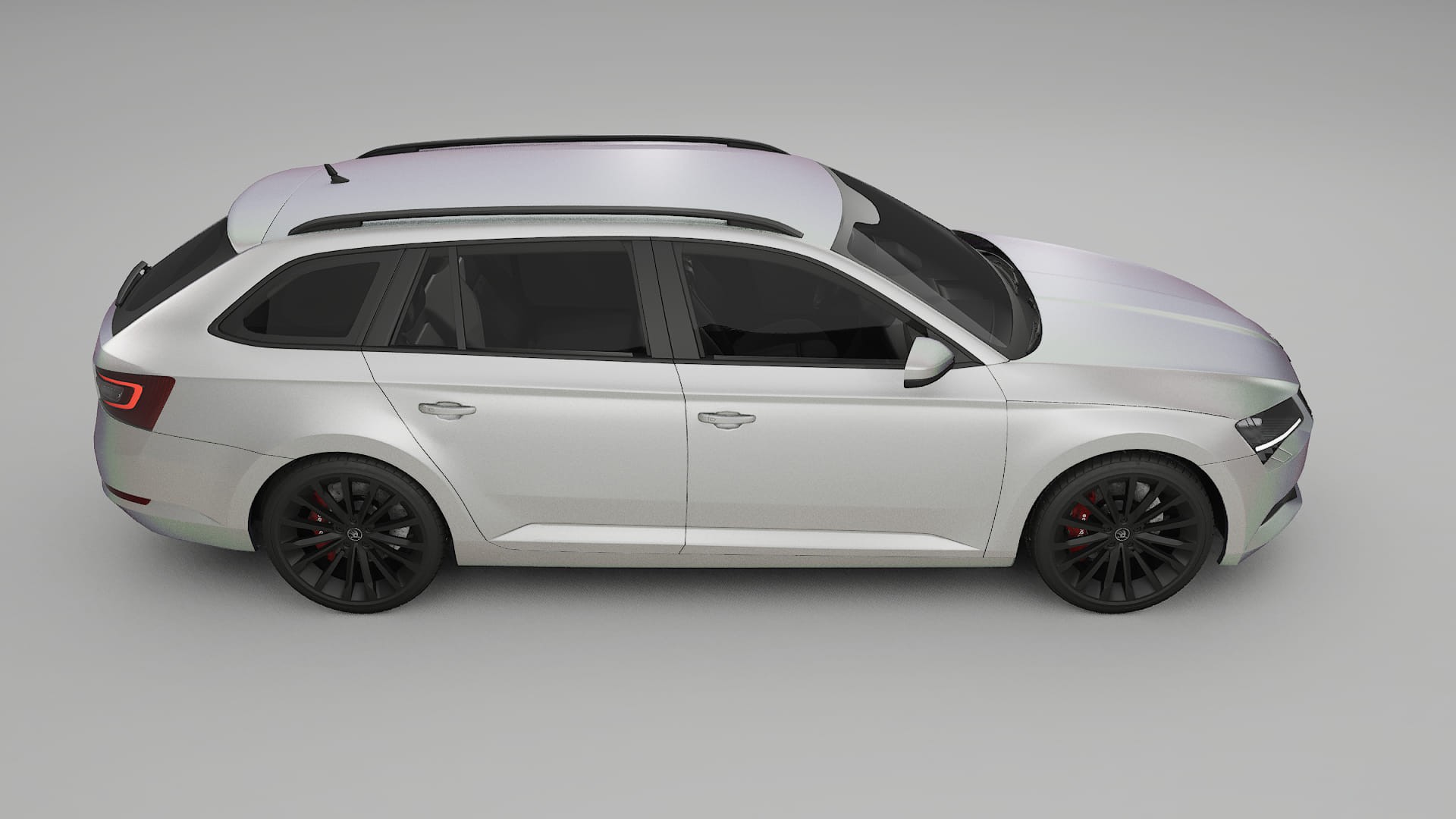 Škoda Superb B8 Film de Protecție pentru Vopsea TPU | NEBULA PPF cu Schimbare de Culoare – Kit Complet Predecupat