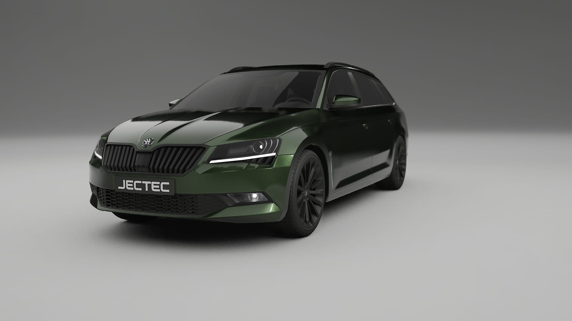 Škoda Superb B8 Film de Protecție pentru Vopsea TPU | LAGOON PPF cu Schimbare de Culoare – Kit Complet Predecupat