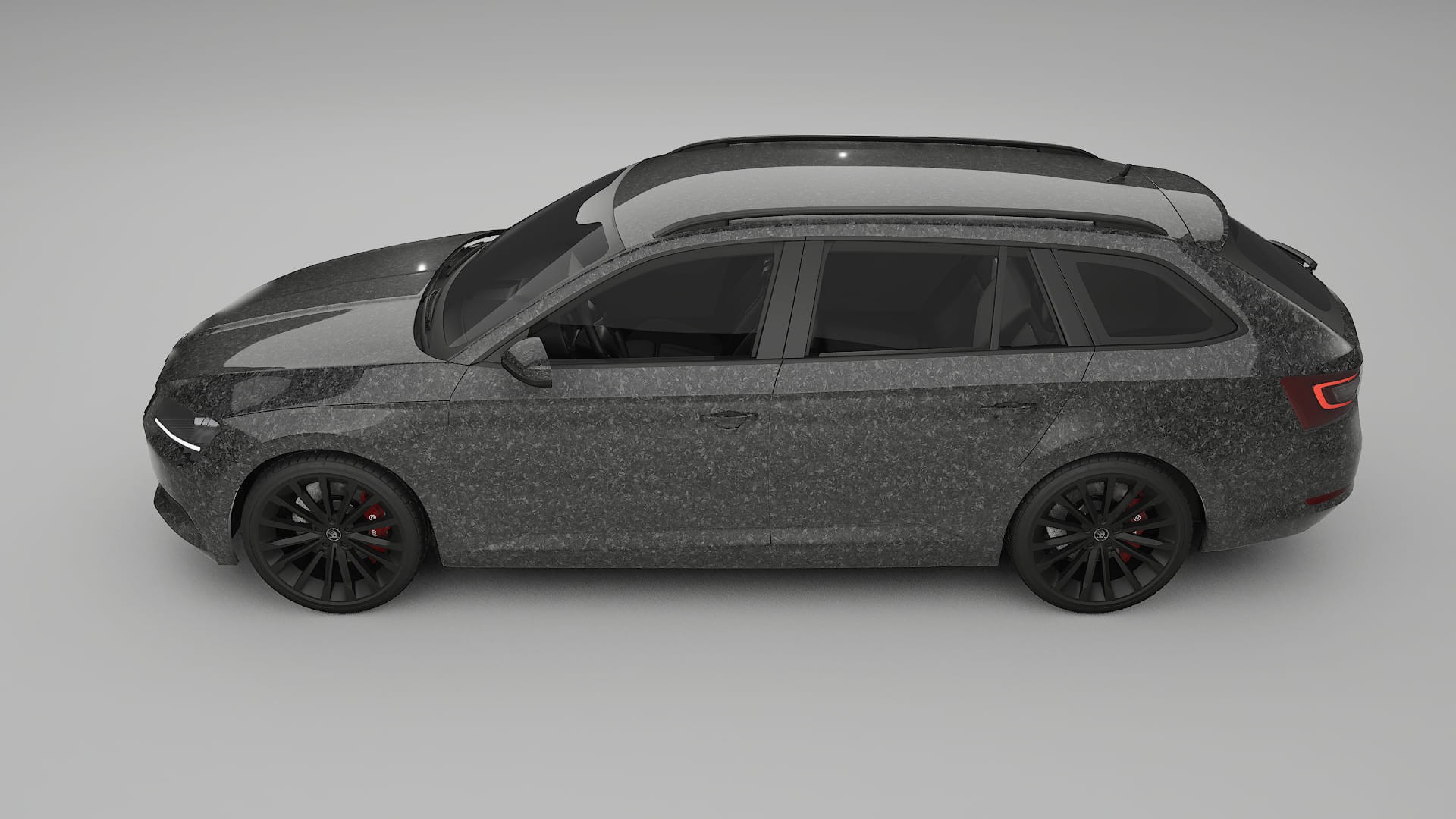 Škoda Superb B8 Film de Protecție pentru Vopsea TPU | FORGED S PPF cu Schimbare de Culoare – Kit Complet Predecupat